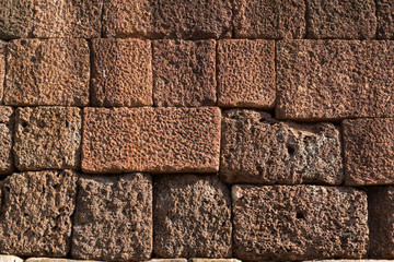 Texture of stone walls