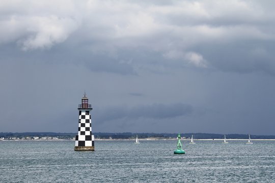 phare de la perdrix à Loctudy, Bretagne,finistère sud