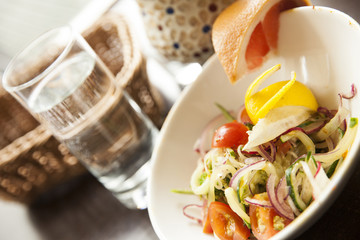 fresh vegetable salad