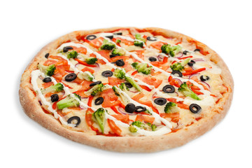 pizza with vegatables