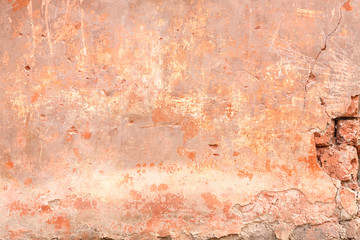 The old plaster texture