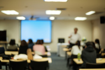 Seminar in the room.