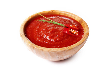 tomato sauce and chili