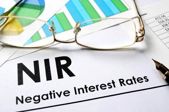 Paper with words NIR  as Negative Interest Rate  