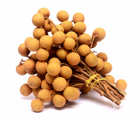 fresh longan on the background