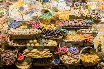 isolated dried fruit