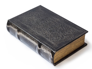 Old bible. Holy book isolated on a white background