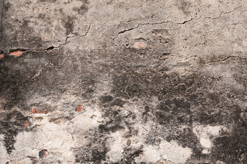Old cracked concrete vintage brick wall background, Textured background, old brick wall pattern