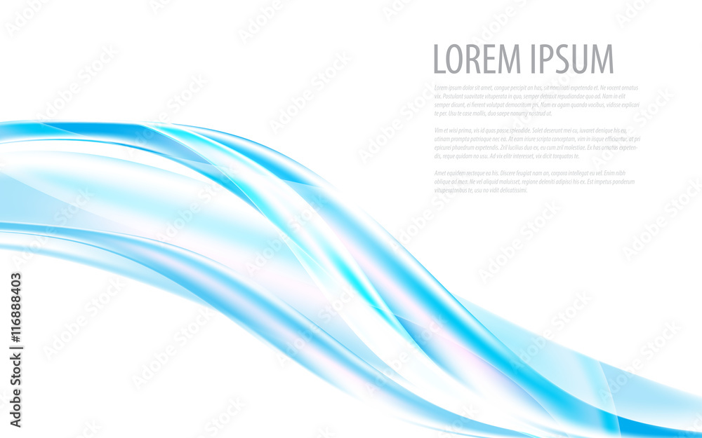 Poster abstract wave pattern water fluid wavy design tech innovation concept clean background