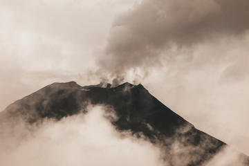 Tungurahua Volcano One Of The Most Active Volcanoes