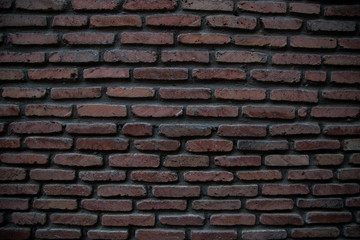 Densely layered brick wall as a texture
