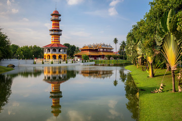 Thai Royal Residence at Bang Pa-In Royal Palace in Ayutthaya, Th