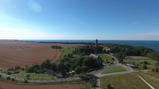 Coastal Landscape at Kap Arkona on Ruegen Island baltic Sea