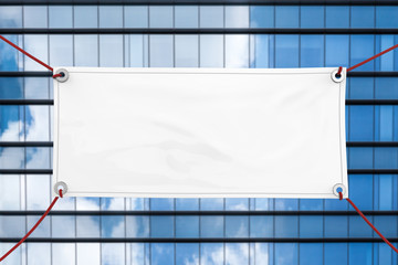 blank vinyl banner