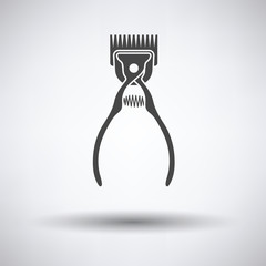 Pet cutting machine icon