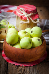 Fresh boiled compote.
