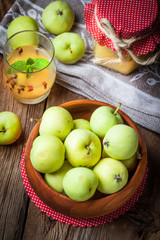 Fresh boiled compote.