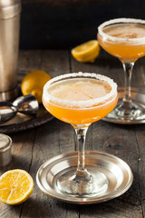 Refreshing Boozy Sidecar Cocktail