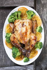 Roasted chicken