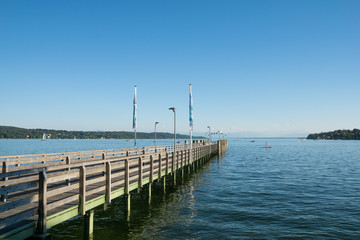 Fototapeta premium Starnberger See - Dampfersteg