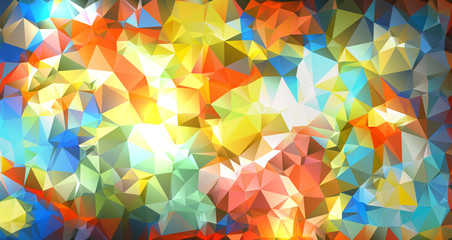 Naklejka premium Vibrant Abstract Background Illustration