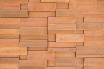 wood brick wall