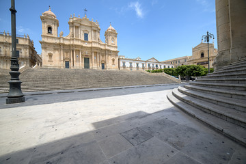 Saint Nicholas cathedral, in Noto, Sicily