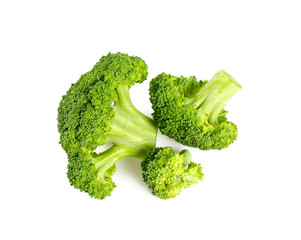 broccoli isolated on white