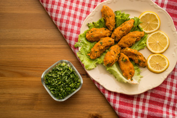 Mercimek Koftesi / Turkish Food with Bulgur and Lentil.