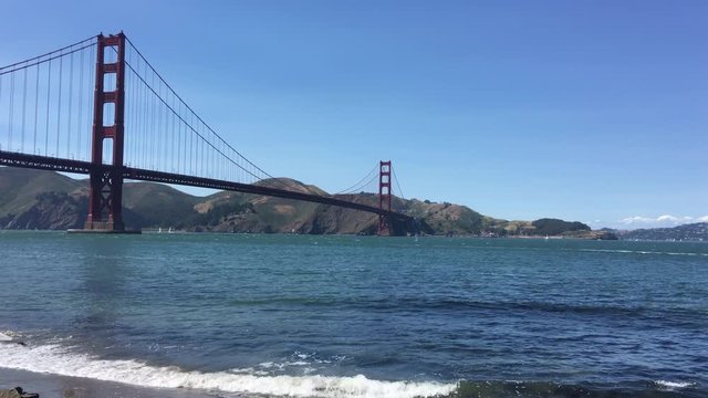 Golden Gate Bridge as seen from Fort Point