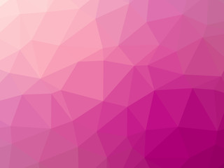 Obraz premium Abstract pink gradient low polygon shaped background