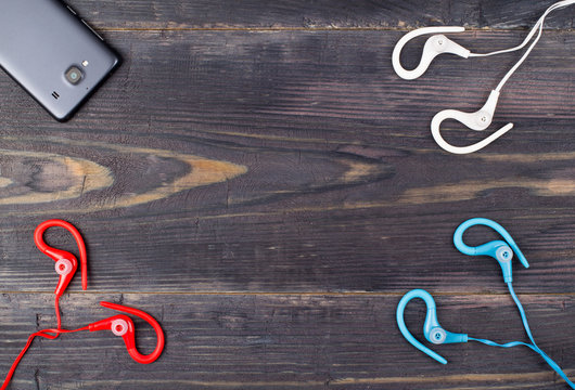 Phone and earphones for sport