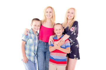 Obraz premium siblings posing together