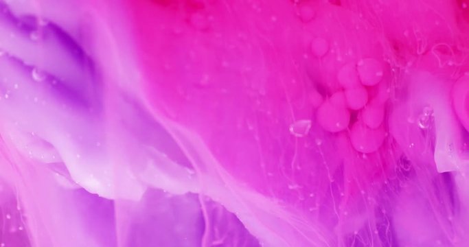 Abstract extrime macro composition of coloured liquids. 4k. Shot on RED.