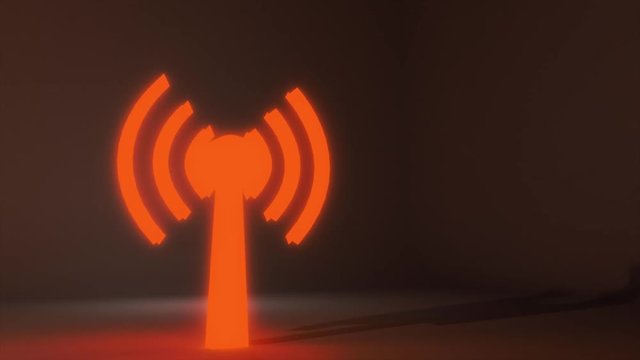 Wifi wireless internet network net web connection icon logo wi-fi wi fi 4k
