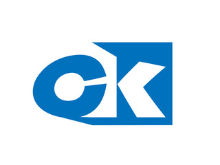 CK Initial Logo for your startup venture