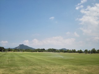 今津運動公園のサッカー場