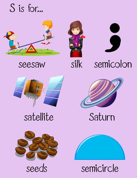 Different words begin with letter S