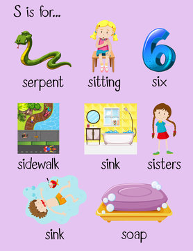 Many words begin with alphabet S