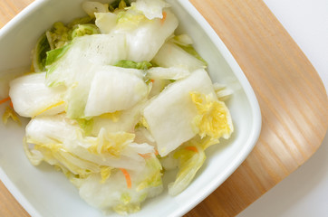 白菜の浅漬け