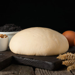 Fresh dough close up