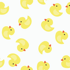 The background of yellow ducklings.