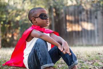 Super hero little boy.