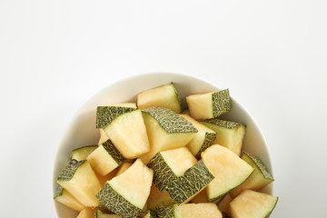 Fresh melon slices