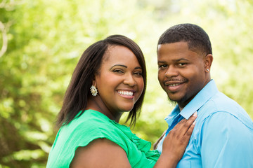 Fototapeta premium Happy African American Couple