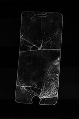 vetro protettivo smartphone rotto