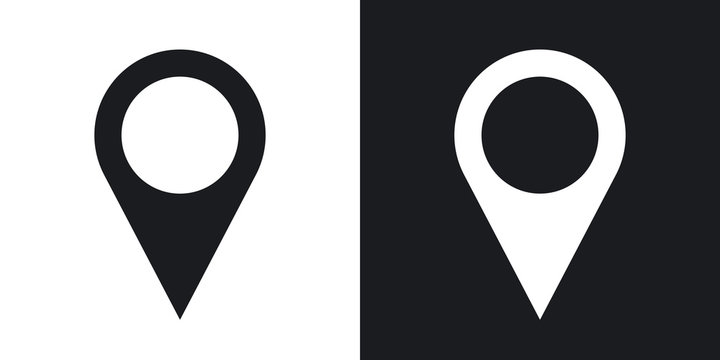 White Location Icon Images – Browse 272,217 Stock Photos, Vectors, and