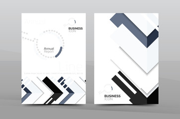 Colorful annual report cover