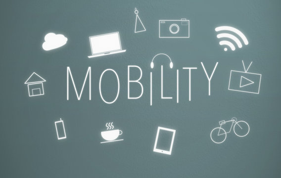 Digital Innovate Electronics Network Concept