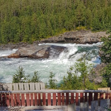 M&aring;lselvfossen - Wasserfall, Norwegen